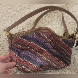 NWT Fossil Skylar Muktucolor Crossbody Bag